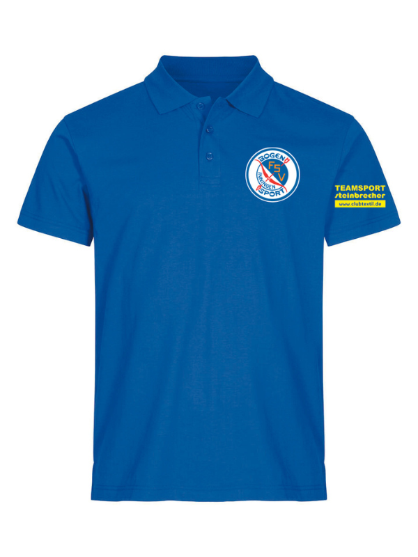 Clique BASIC Polo Herren - royalblau - FSV Bogensport Inningen