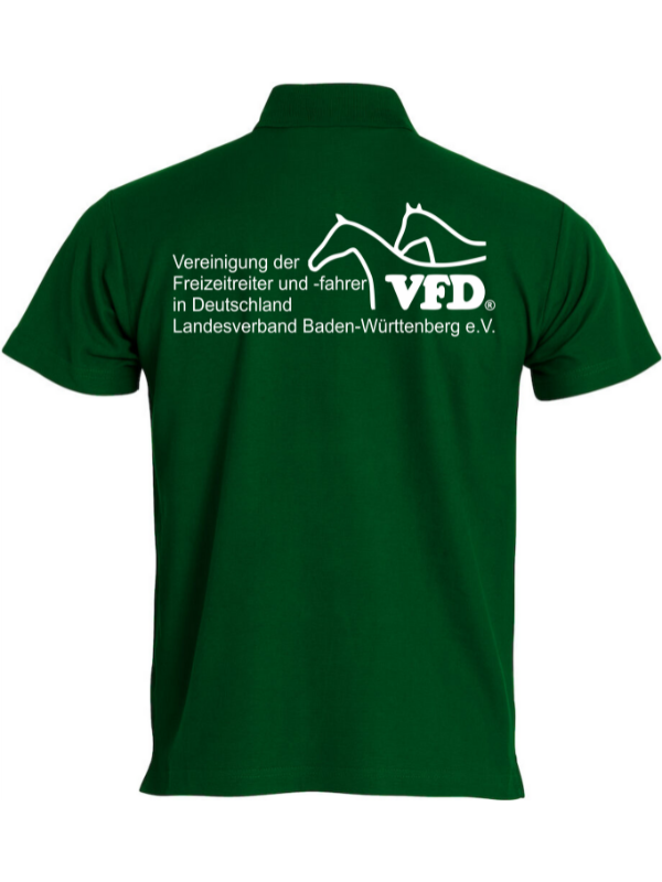 Clique BASIC POLO Herren - VFD e.V. - Baden-Württemberg - Druck beidseitig