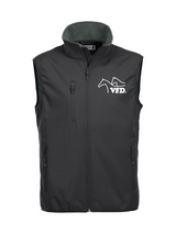 Clique BASIC SOFTSHELL VEST Herren - VFD e.V. - Baden-Württemberg - Druck beidseitig