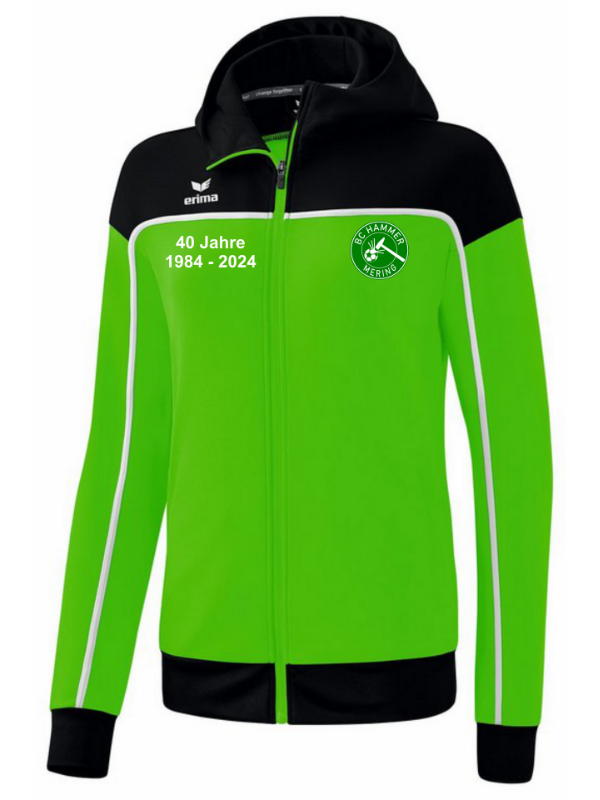 Erima CHANGE Trainingsjacke mit Kapuze Damen - grün