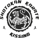 Daiber Schlauchschal - schwarzgrau meliert - Kissinger SC e.V. - Karate