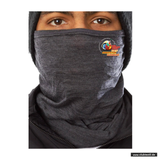 Daiber Schlauchschal - schwarzgrau meliert - Logo - Feuerwehrverband Augsburg