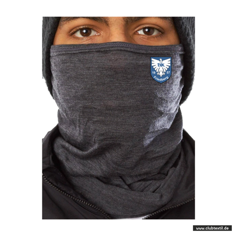 Daiber Schlauchschal - schwarzgrau meliert - DJK Friedberg