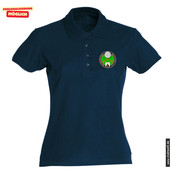 Clique POLO - Damen - marine - KK-Schützen Mering e.V.