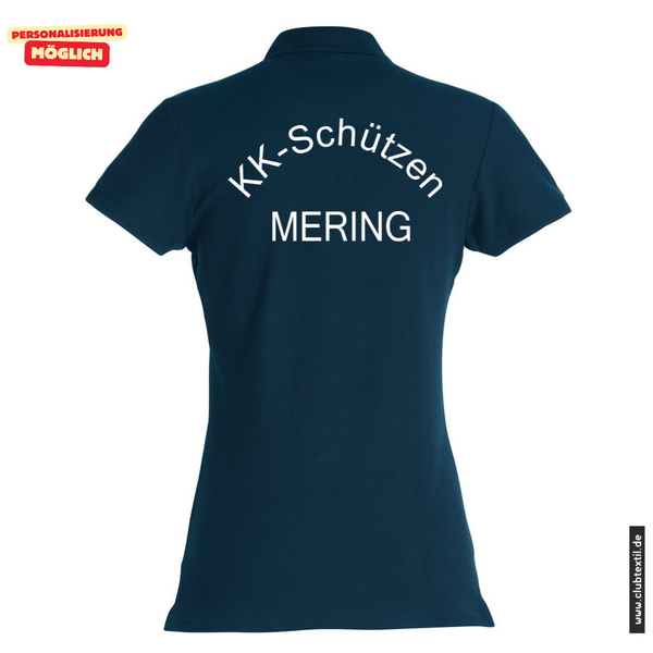 Clique POLO - Damen - marine - KK-Schützen Mering e.V.