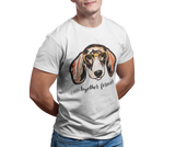 T-Shirt Unisex Hunde T-Shirt Dackel mit Spruch "Together Forever"