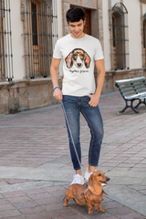 T-Shirt Unisex Hunde T-Shirt Dackel mit Spruch "Together Forever"