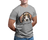 T-Shirt Unisex Hunde T-Shirt Dackel mit Spruch "Together Forever"