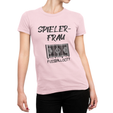 T-Shirt Damen Sport oder Fan T-Shirt Fußballgott "Spielerfrau"