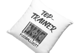 Kissen Sport oder Fan Kissen Motivkissen Fußballgott "Top-Trainer"