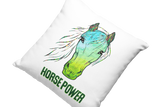 Kissen Pferde Motivkissen Pferd mit Spruch "HorsePower"