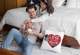 Kissen Liebe Kissen für Verliebte mit Spruch "I Love you to the Moon"