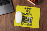 Mousepad, Sport oder Fan Mousepad, Tennisass, Game Set Match