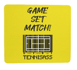 Mousepad, Sport oder Fan Mousepad, Tennisass, Game Set Match
