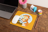 Mousepad Kinder Mousepad Fuchs mit Spruch "Make a Wish"