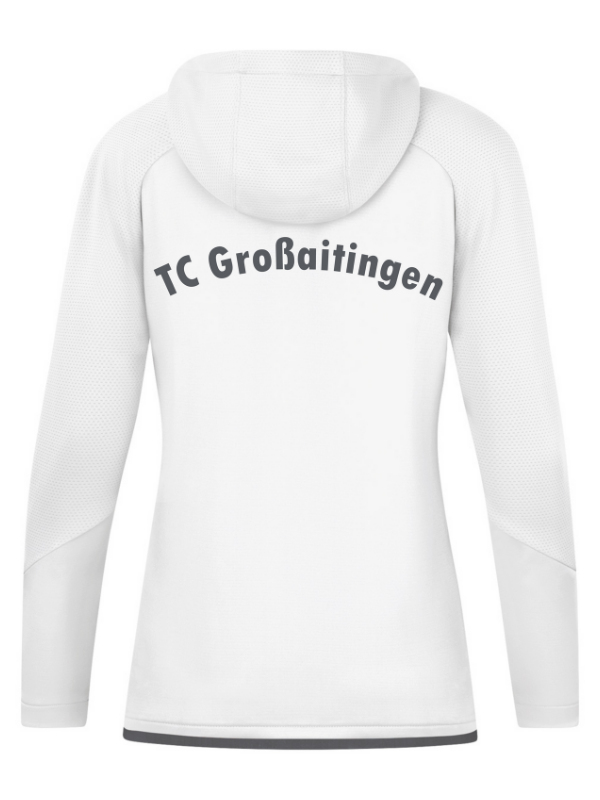 Jako CHALLENGE Trainingsjacke mit Kapuze weiß Damen