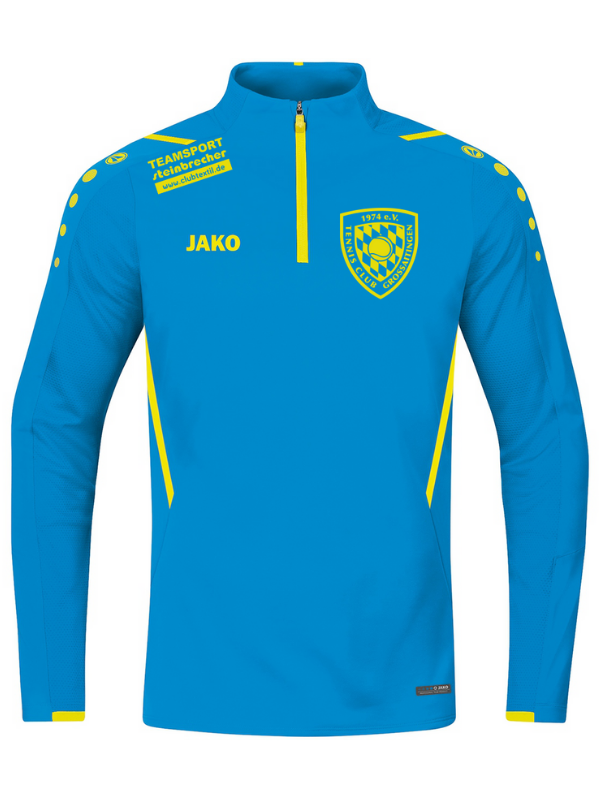 Jako CHALLENGE Ziptop blau Herren