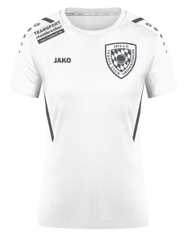 Jako CHALLENGE T-Shirt weiß Damen