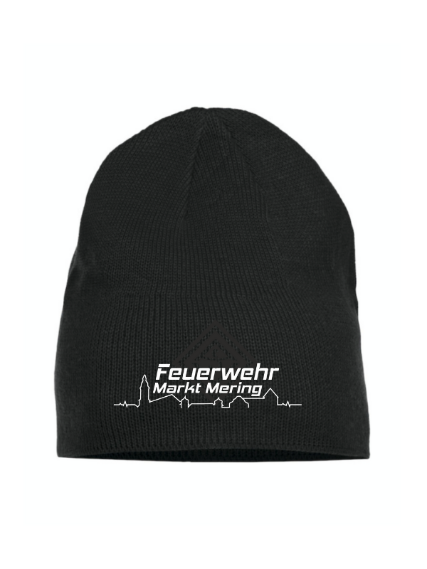 Clique Strickmütze - schwarz - Freiwillige Feuerwehr Markt Mering