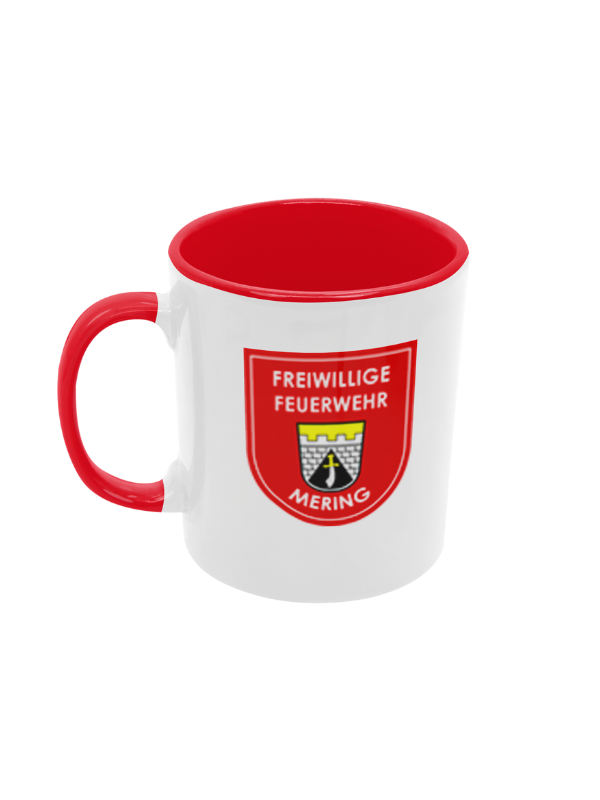 CT Tasse Freiwillige Feuerwehr Markt Mering - rot