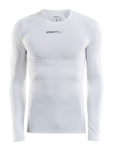 Craft Pro Control Compression Tee Long Sleeve - weiß - Kinder - SC Untrasried e.V.