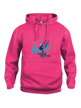 Clique BASIC Hoody Kinder pink mit Love Logo türkis