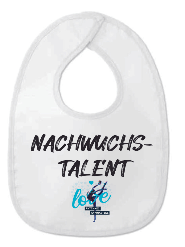 CT Babylätzchen Love - Logo - türkis