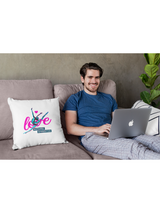 CT Kissen Love - Logo - pink