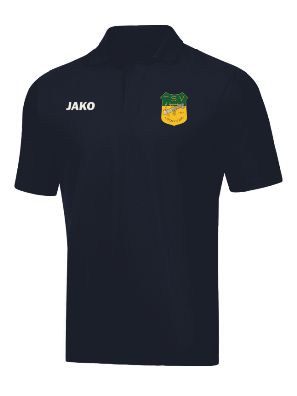 Jako CLASSICO Polo Herren mit Patch-Logo - TSV Lützelburg - schwarz