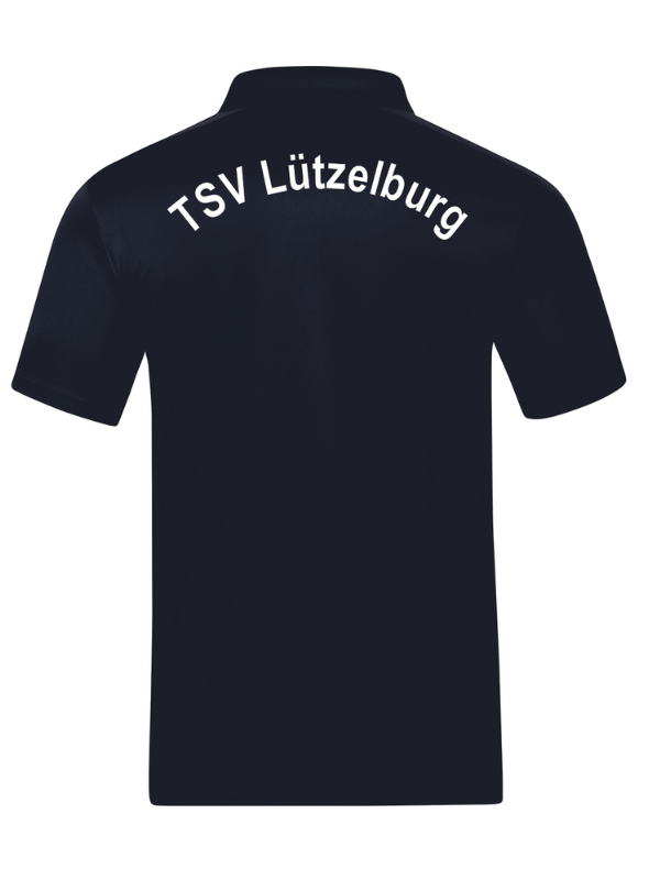 Jako BASE Polo Kinder mit Patch-Logo - TSV Lützelburg - schwarz