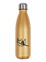 CT Glitzer-Thermoflasche "I love RSG" -Tänzerin springend - gold