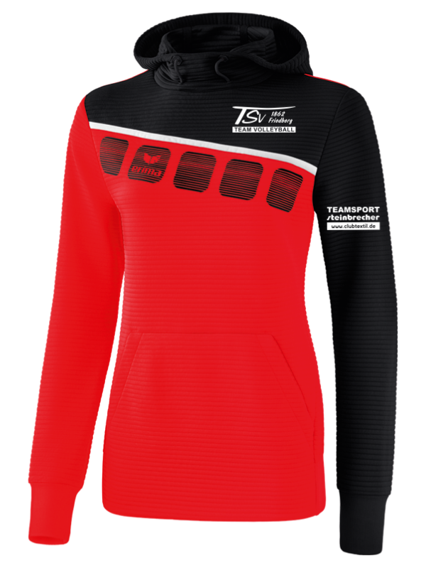 Erima 5-C Kapuzensweat Damen