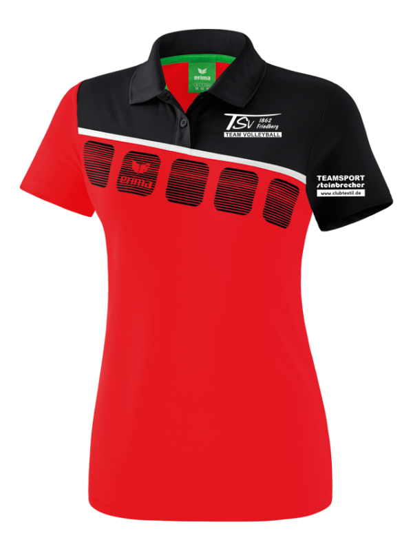 Erima 5-C Poloshirt Damen