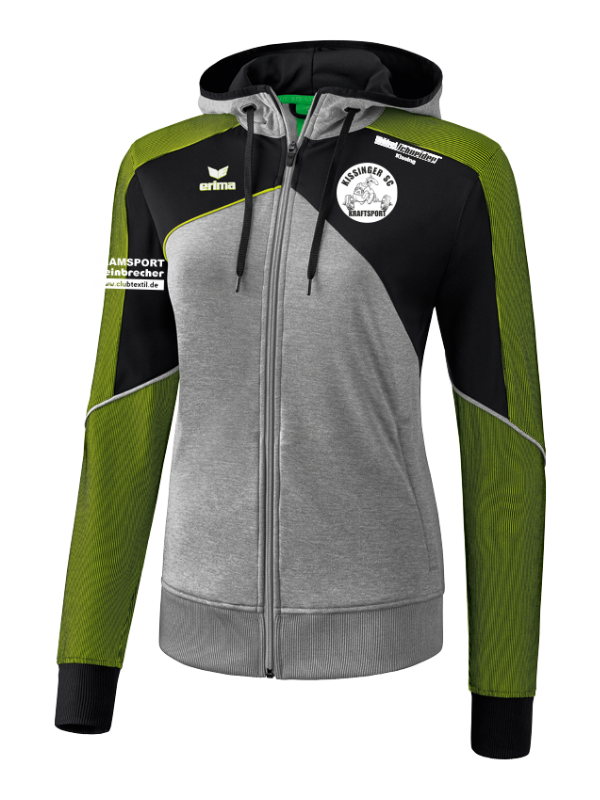 Erima PREMIUM ONE 2.0 Trainingsjacke mit Kapuze Damen