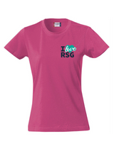 Clique BASIC-T Damen pink Tänzerin kniend