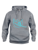 Clique BASIC Hoody Kinder grau Tänzerin springend türkis