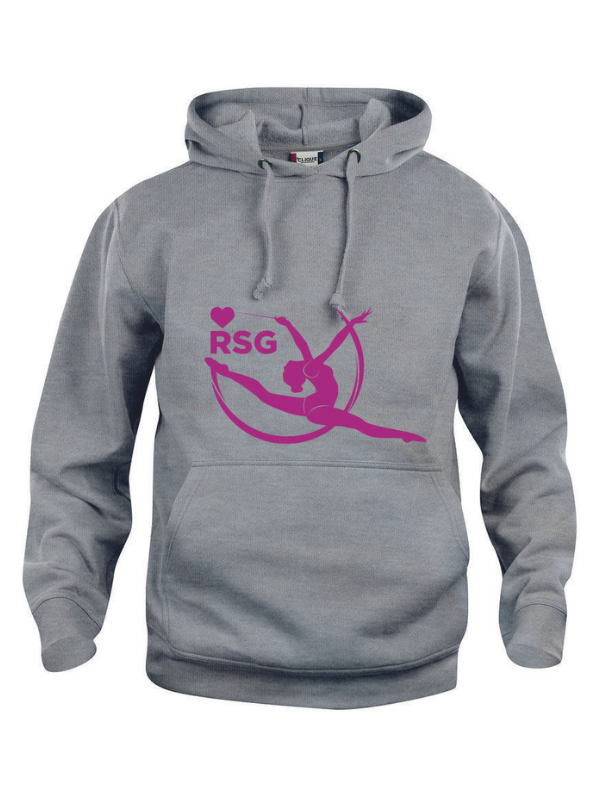 Clique BASIC Hoody Kinder grau Tänzerin springend lila