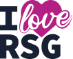 CT Glitzer-Thermoflasche "I love RSG" -Tänzerin springend - gold