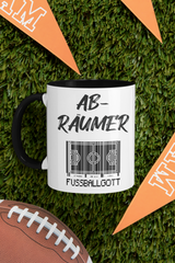 Tasse Sport oder Fan Tasse Fussball Fußballgott "Abräumer"