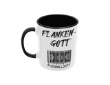 Tasse Sport oder Fan Tasse Fussball Fußballgott "Flankengott"