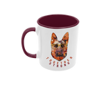 Tasse Tiertasse Hundetasse Schäferhund mit Spruch "Together Strong"