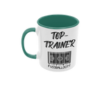Tasse Sport oder Fan Tasse Fussball Fußballgott "Top Trainer"