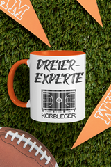 Tasse Sport oder Fan Tasse Basketball Korbleger "Dreierexperte"