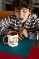 Tasse Kindertasse Fuchs Tasse mit Spruch "Make A Wish"