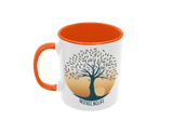 Tasse Hobby Motivtasse Yoga Tree Of Life Tasse mit Spruch "No Tree No Life" Lebensbaum
