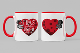 Tasse Liebe Tassen für Verliebte Tassen mit Spruch "I Love you To the Moon"
