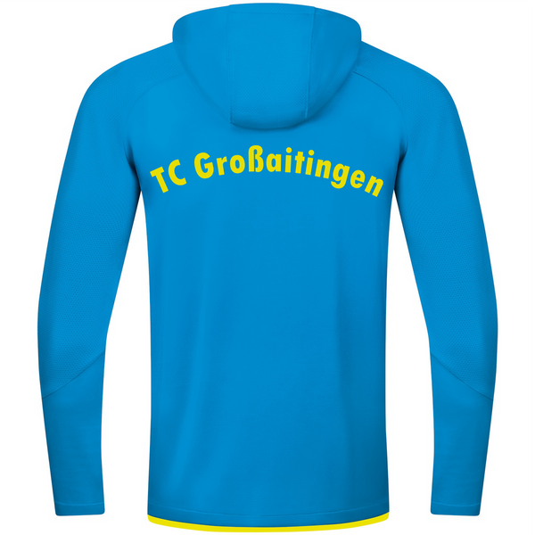 Jako CHALLENGE Trainingsjacke mit Kapuze blau Kinder