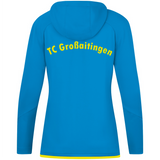 Jako CHALLENGE Trainingsjacke mit Kapuze blau Damen